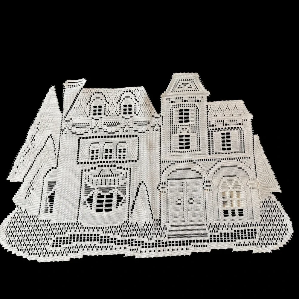 Heritage Lace Manor Placemat White House Floral Lace Cottagecore Linens Decor